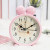 Nordic Metal Creative Simple Alarm Clock Decoration Living Room Bedroom Student Children Electronic Alarm Clock