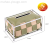 Iron Leather Checkerboard Tissue Box Living Room Woven Paper Extraction Box Dining Room Tissue Storage Box