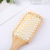 Theaceae Handheld Airbag Massage Comb Wood Color Household Scalp Air Cushion Comb Smooth Hair Small Square Plate Printing Color Hairdressing