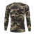Outdoor Exercise Camouflage Long Sleeve round Neck Quick-Drying Long Sleeve Summer Cycling Clothing A659