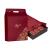 Imitation Leather Orange Hotel Moon Cake Packaging Mid-Autumn Festival Packaging Box Wine Red 4 Tablets 6 Tablets 8