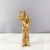 Simple Modern Model Room Creative Metal Figure Sculptured Ornaments New Chinese Style Villa Hotel Soft Home Decoration