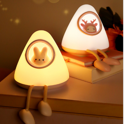Space Capsule Small Night Lamp USB Household Portable Removable Mobile Phone Holder Children's Bedroom Ambience Light
