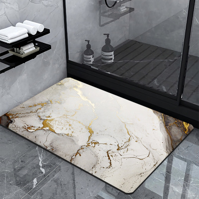Soft Diatom Ooze Floor Mat Hydrophilic Pad Quick-Drying Toilet Bathroom Mats Doormat and Foot Mat