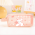 Large Capacity Pencil Case Transparent Pencil Bag Stationery Case Transparent PVC Pen Bag Cartoon Pencil Case Student 