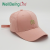 Pure Cotton Hat Daily Leisure Solid Color Outdoor Touch like This, Korean Style Is Fashion Trend Embroidery Alphabet Peaked Cap
