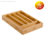 Bamboo Kitchen Appliances Tableware Drawer Built-in Compartment Tray
