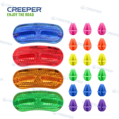 Creeper Factory Direct Reflector Color Beads Combination High Quality Accessories Bicycle Professional