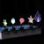 Floor Push Activity Internet Celebrity LED Luminous Barrettes Soft Glue Cartoon Bounce Ball Stall Luminous Toy