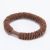 Autumn and Winter New Dongdaemun Milk Coffee Color Series Flocking Hair Ring Girl High Elastic Pleated Fashion Sausage Ring Head Rope Female