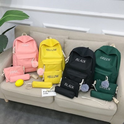 Style Backpack Fashion Elementary and Middle School Student Schoolbags Large Capacity Men's and Women's Travel Bag