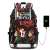 Ground Binding Young Flower Zijun Anime Peripheral Backpack Schoolbags for Boys and Girls Computer Travel Backpack New
