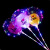 Red Balloon Transparent Cartoon with Light Bounce Ball Push Transparent Balloon Light Luminous Bounce Ball Manufacturer