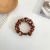 Internet Hot New Cute Bear Small Intestine Hair Ring for Women Simple Mori Style High Elasticity Hairtie Rubber Band for Bun Haircut Wholesale