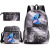 Star Baby Stitch Stitch Backpack Shoulder Bag + Pencil Case Black Student Schoolbag Three-Piece Set