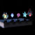 Floor Push Activity Internet Celebrity LED Luminous Barrettes Soft Glue Cartoon Bounce Ball Stall Luminous Toy