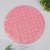 PVC round Smiley Face Pattern Brush Non-Slip Bathroom Mat Beautiful, Safe and Healthy with Suction Cup