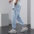 Jeans Men's Summer Thin High Street Fashion Brand Cropped Harem Pants Washed Loose Tappered Exercise Casual Pants