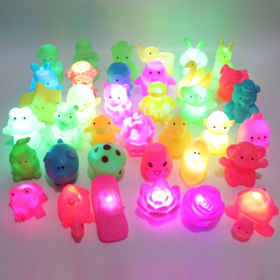 Night Light Color Light-Emitting Small Toy Flash Color-Changing LED Lights Stall Throw the Circle Night Market Lamp