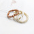 New Silk Small Intestine Hair Ring Solid Color Popular Hair Ring Hair Rope High Elastic Rubber Hand with Flower Style Hair Accessories in Stock Wholesale
