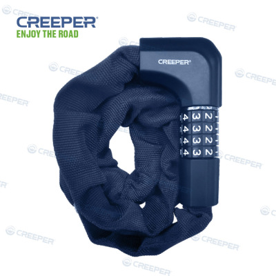 Creeper Factory Direct Lock Password 4-Digit Chain Blue High Quality Accessories Bicycle Professional