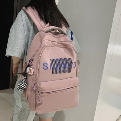 2022 Summer New Backpack Nylon Cloth without Hanging Parts with Pendant