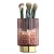 Creative Desktop Small Makeup Brush Storage Tube Household Affordable Luxury Style Multi-Functional Pen Holder Bedroom Transparent Storage Box