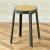 round Stool Creative Stool Plastic Stool Plastic Stool Home High Stool Simple Square Stool  Thickened Stackable Stool