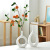 Creative Hollow Ceramic Vase Zen New Chinese Foreign Trade Decoration Hotel Office Home Export Flower Holder Wholesale