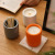 Good-looking Cross-Border 6 Oz Color Glaze Candle Cup Support Wax Filling Ceramic Aromatherapy Candle Container DIY Logo