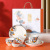 Ceramic Tableware Gift Box Bowl Dish & Plate High-End Gift Box Gift Bowl Bone China Rice Bowl Activity Gift Can Add Logo