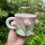 Copyright Hand-Painted Linglan Water Cup Tulip Mug Ins Style Three-Dimensional Relief Irregular Handmade Ceramic Cup