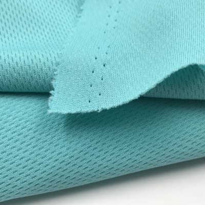 Spot Supply 75d36f Bird Eye Cloth 100% Polyester Mitong Cloth Moisture Wicking Quick-Drying T-shirt Fabric