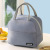 New Solid Color Twill Lunch Bag Portable Insulated Bag Thickened Student Lunch Box Bag Lunch Box Bag Lunch Bag