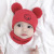 Bena Bear Autumn and Winter New Knitted Hat Baby Cap Warm Babies' Children Hat Cute Smiling Face Hat Set