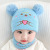 Bena Bear Cute Heart Rabbit Cap Winter Hat Knitted Hat Warm Cap Set