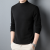 Autumn and Winter Men's Double-Sided Velvet Bottoming Shirt Slim Fit Skinny Teenagers' Long-Sleeved T-shirt Men's Trendy All-Matching Solid Color Underwear