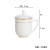 Jingdezhen Tea Cup Office Cup with Lid Ceramic Cup Conference Cup Printable Bone China Mark Cup