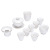 Jade Kung Fu Tea Set Wholesale Household Full Set Tea Cup Gaiwan Ceramic Tea Maker High-End Mid-Autumn Festival Gifts