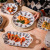 Creative Japanese Retro Artistic Small Flower Home Gift Underglaze Tableware Set Dish Bowl Plate Ramen Bowl Fish Dish