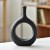 Creative Hollow Ceramic Vase Zen New Chinese Foreign Trade Decoration Hotel Office Home Export Flower Holder Wholesale