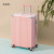 Luggage Men's Aluminum Frame Universal Wheel Leather Case PVC Trolley Case 20-Inch Boarding Luggage and Suitcase Factory Wholesale