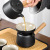 Black Porcelain Japanese Tea Set Home Living Room Simple Kung Fu Tea Set Office Tea Tray Factory Direct Sales