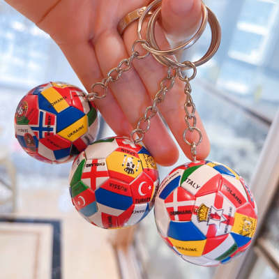 2022 Cartelle World Cup Flag Football Key Ring Football Pendant Cross-Border Hot (Ball Game) Fan Supplies