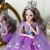 60cm Large Tongle Barbie Doll Toy Doll Girl Lisa Elsa Princess Elsa Suit Single Cloth