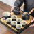 Black Porcelain Japanese Tea Set Home Living Room Simple Kung Fu Tea Set Office Tea Tray Factory Direct Sales