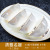 Jingdezhen Ceramic Tableware Household Rice Bowl Eating Bowl 6/10 Pack More than Tall Bowl Styles Easy to Clean