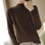 Mock Neck Sweater Women's Autumn and Winter Loose Outer Wear Thick Long Sleeves Inner Wear Pullover Black and White Bottoming Sweater Top