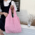 2022 Western Style Cloud Bubble Flower Shoulder Bag New Vest Bag Female Student Simple Handbag Canvas Bag