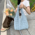 2022 Western Style Cloud Bubble Flower Shoulder Bag New Vest Bag Female Student Simple Handbag Canvas Bag